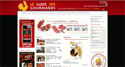 Desktop Screenshot of guidedesgourmands.fr